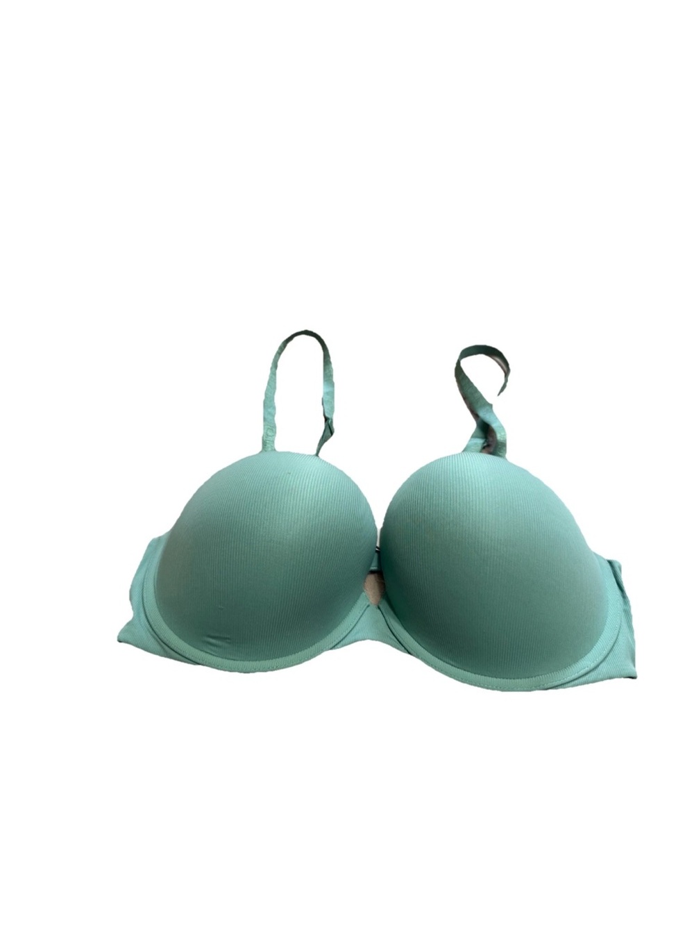 Victoria Secret Women’s Teal T Shirt Push Up Full Coverage Bra! 38D